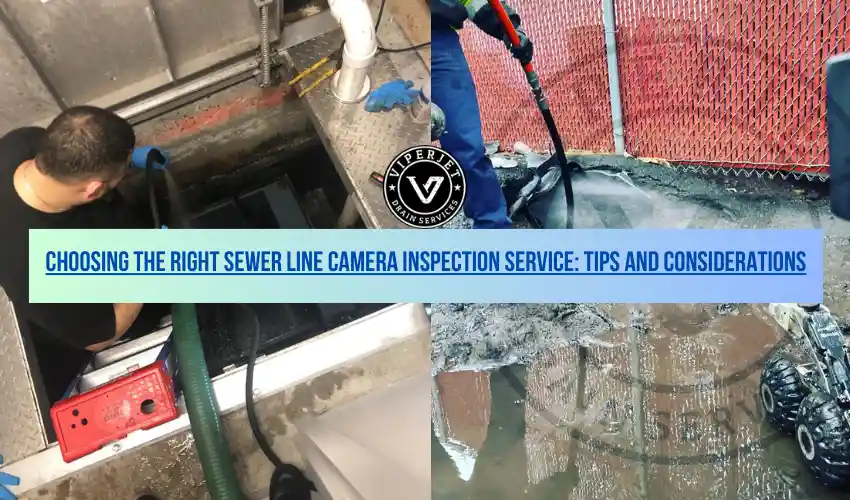 Sewer Line Camera Inspection Service